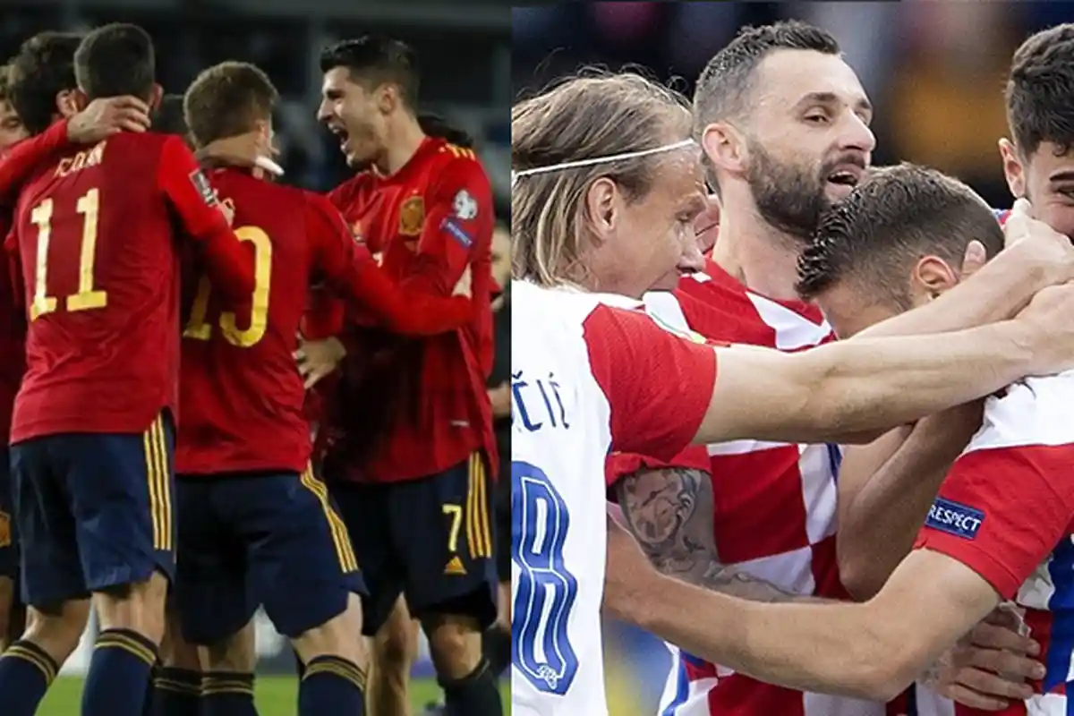 Sedang Berlangsung Kroasia Vs Spanyol Babak 16 Besar EURO 2020, Live Streaming RCTI dan Mola TV