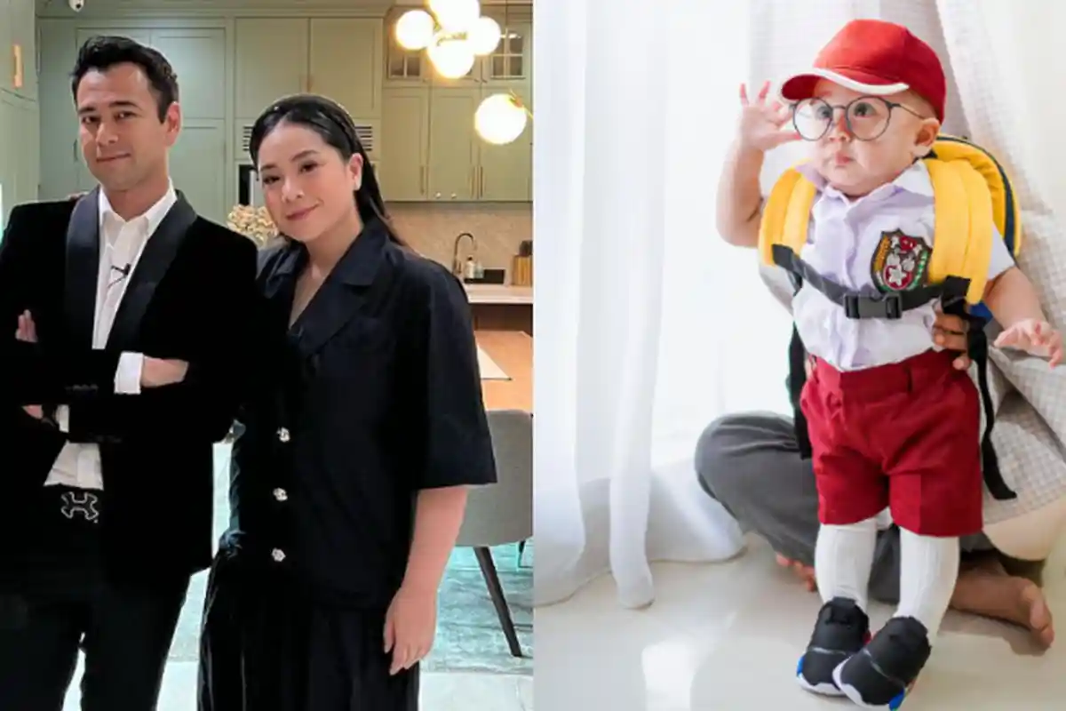 Gantengnya Rayyanza Pakai Seragam SD, Anak Raffi dan Nagita Tampil Gemas, Kenakan Topi dan Kacamata