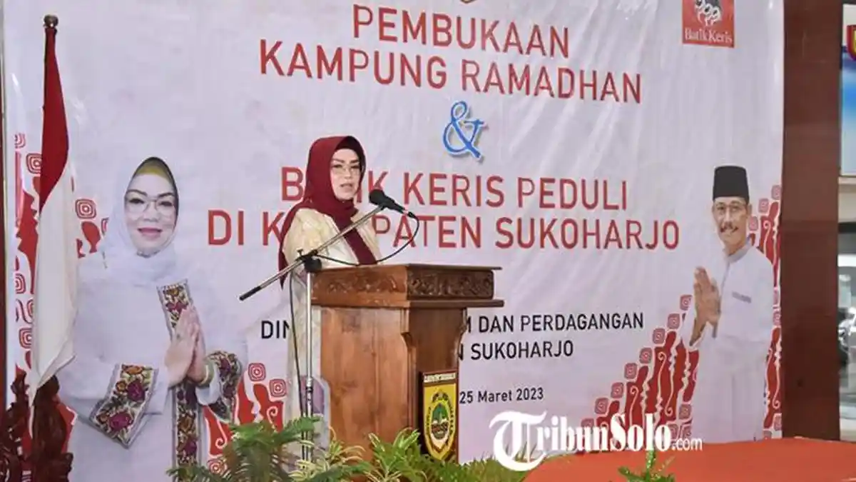 Gelar Kampung Ramadan di Sukoharjo, Cara Bupati Etik Bangkitkan Perekonomian UMKM