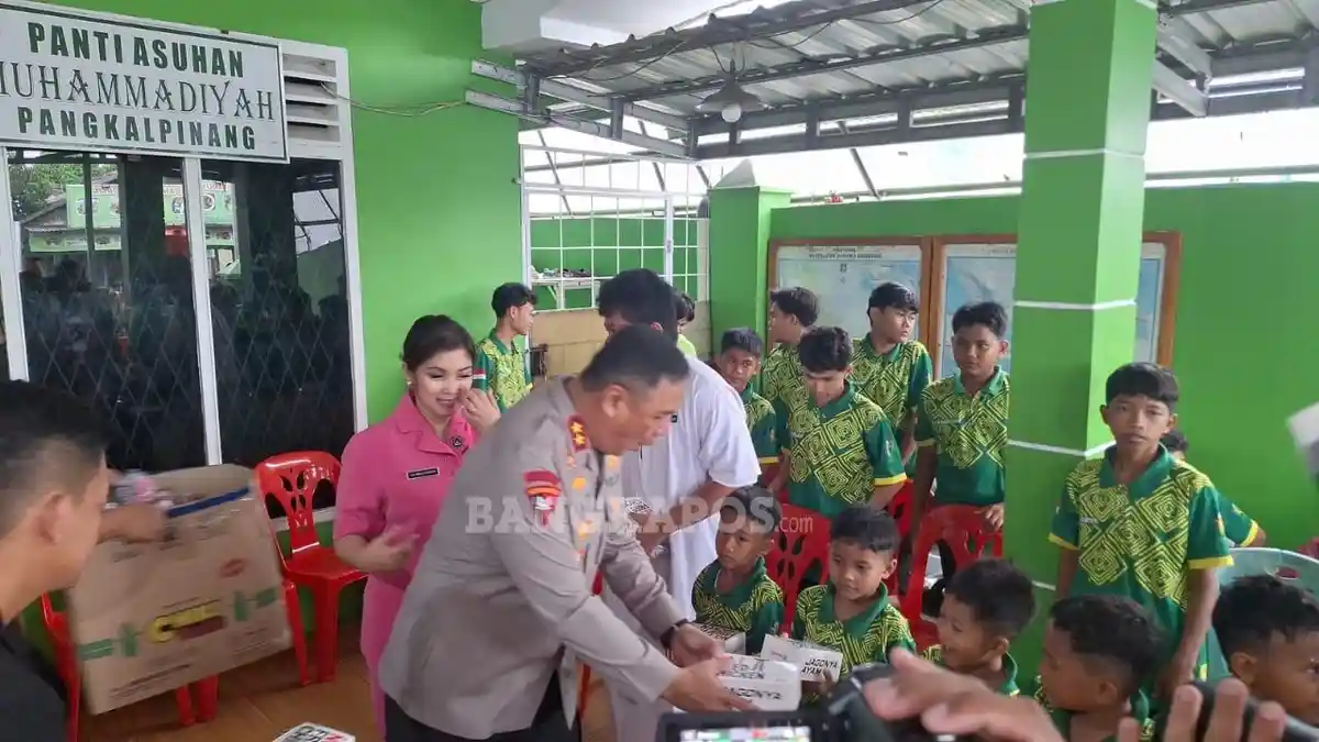 Kapolda Babel Doakan Anak Panti Asuhan