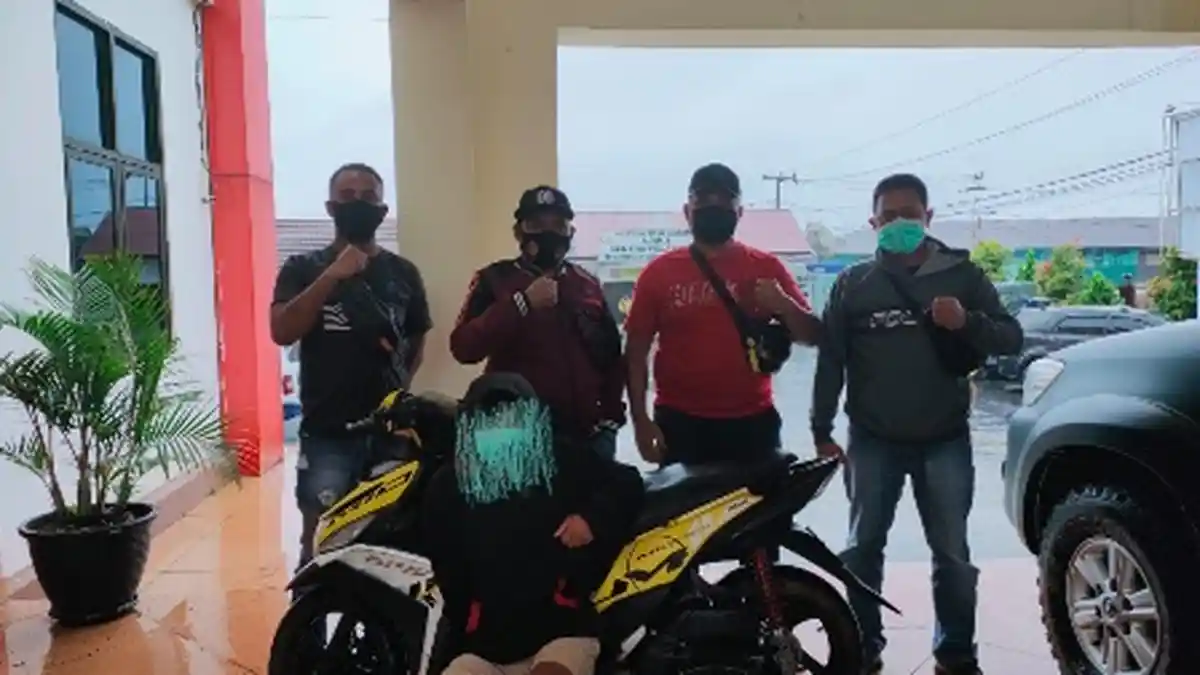 Jatanras Polres Manggarai Berhasil Tangkap EIG, Pemuda Pelaku Curanmor di Kota Ruteng