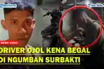 Sepeda Motor Driver Ojol Nyaris dibawa Komplotan Begal di Ngumban Surbakti, Bahu Kena Sabetan