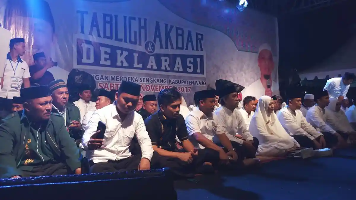 Deklarasi Pammase di Lapangan Merdeka Wajo, Ini Elite Parpol yang Hadir