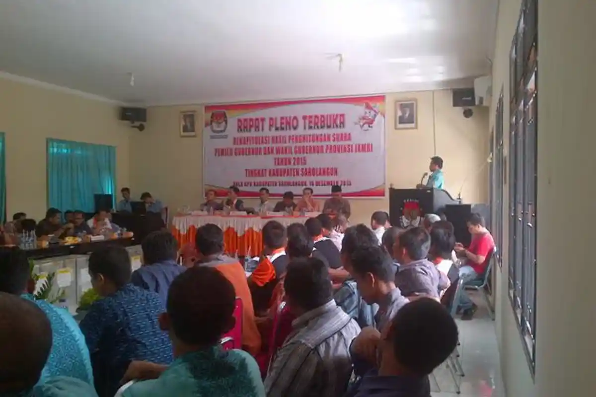 Ini Jumlah Pemilih per Kecamatan di Sarolangun