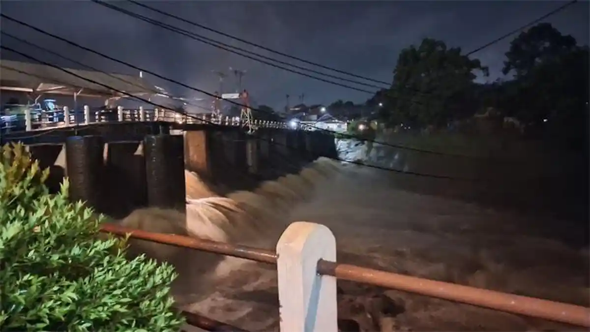 Bogor Diguyur Hujan Deras, Bendung Katulampa Siaga 4, Ketinggian Air 70 Centimeter