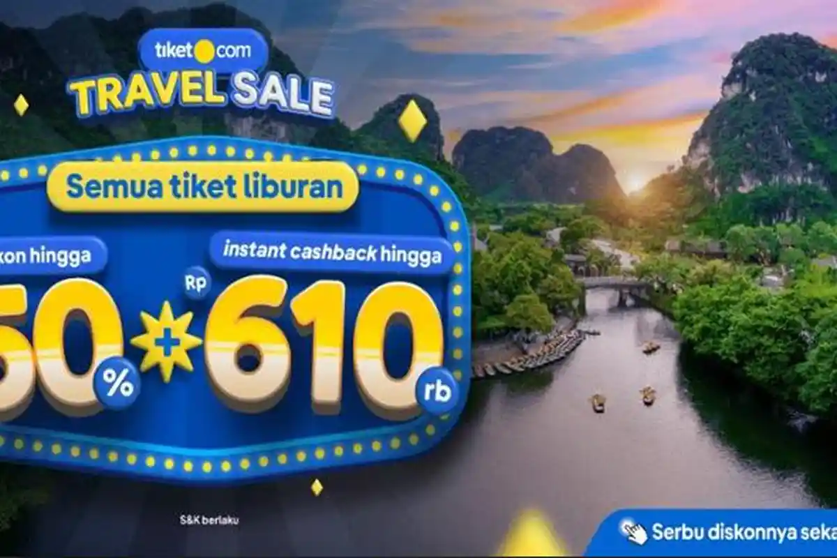 tiket.com Bagikan 5 Ide Liburan Singkat dan Hemat, cuma Rp65 Ribu Langsung Fresh Kembali