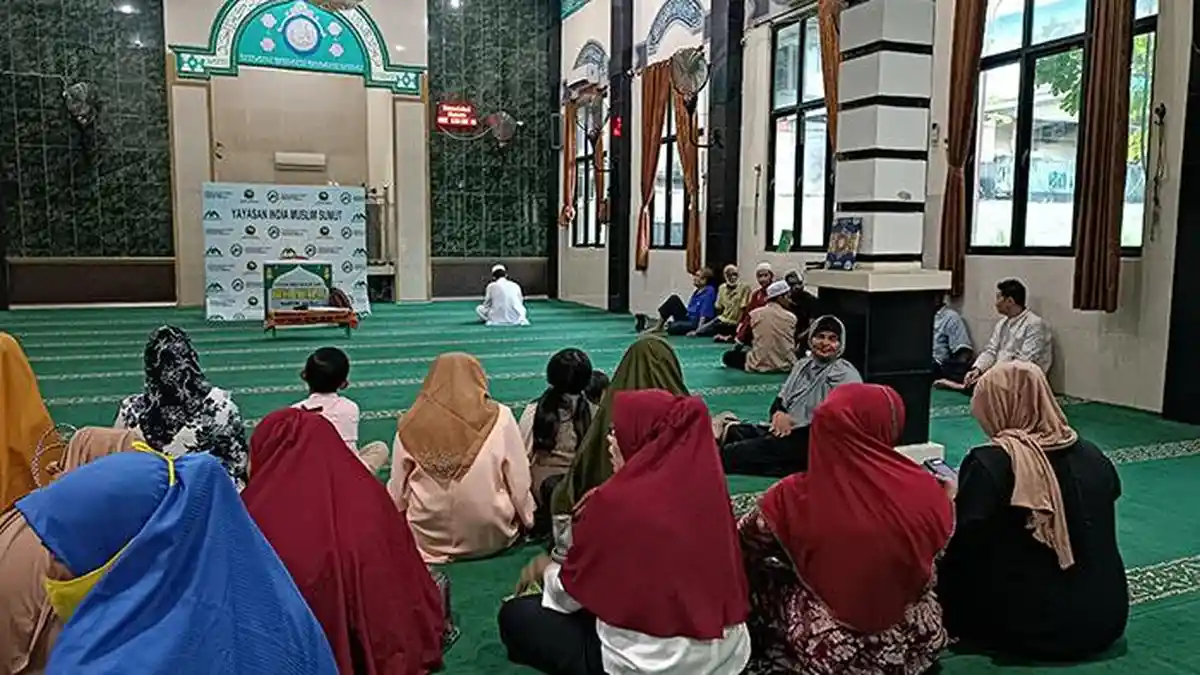 Ragam Aktivitas Ramadan di Masjid Ghaudiyah Muslim India Medan