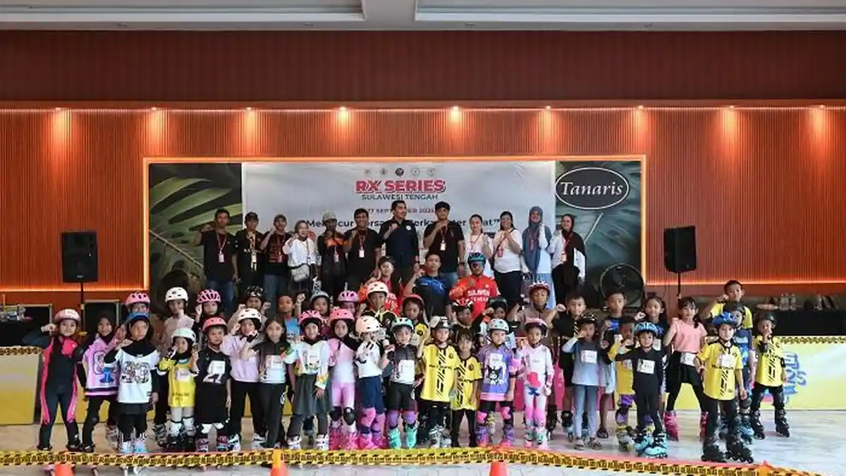 Keseruan "RX Series" Jaring Atlet Muda Sepatu Roda Asal Palu