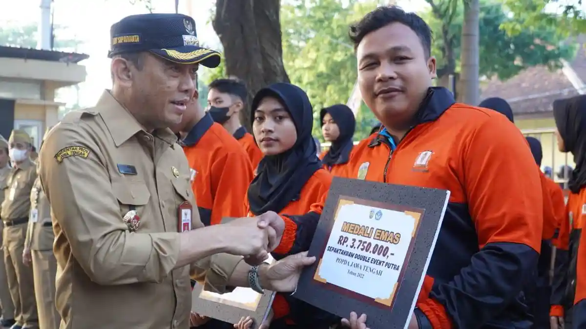 Atlet Pelajar Jepara Peraih Medali Popda Jateng Dapat Bonus dari Pj Bupati, Segini Rinciannya