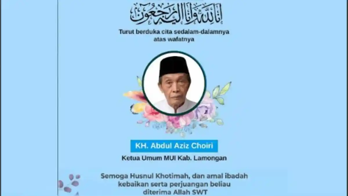 Ketua MUI Lamongan KH Abdul Aziz Khoiri Meninggal Dunia - Surya.co.id