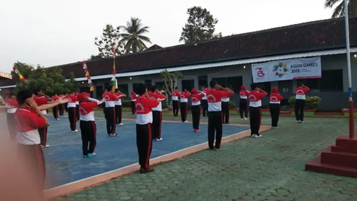 1.000 Warga Binaan Pemasyarakatan di 16 Lapas Provinisi Lampung Senam Poco-Poco