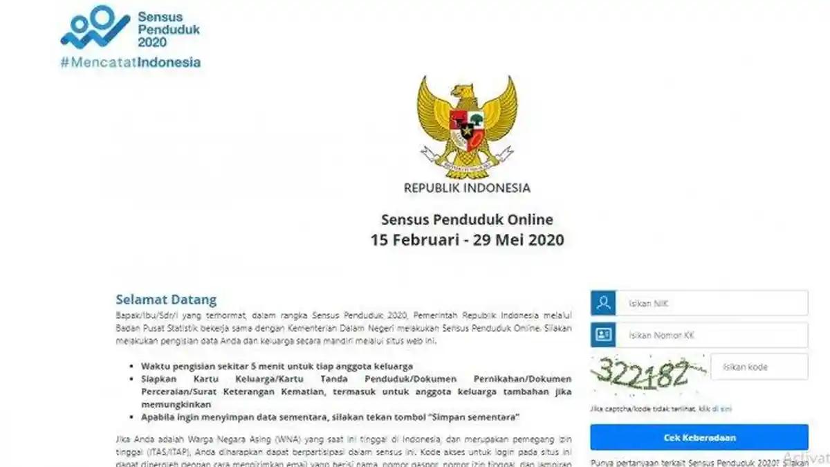 Sensus Penduduk Online 2020 Telah Berakhir, Bagaimana Nasib yang Belum Ikut?