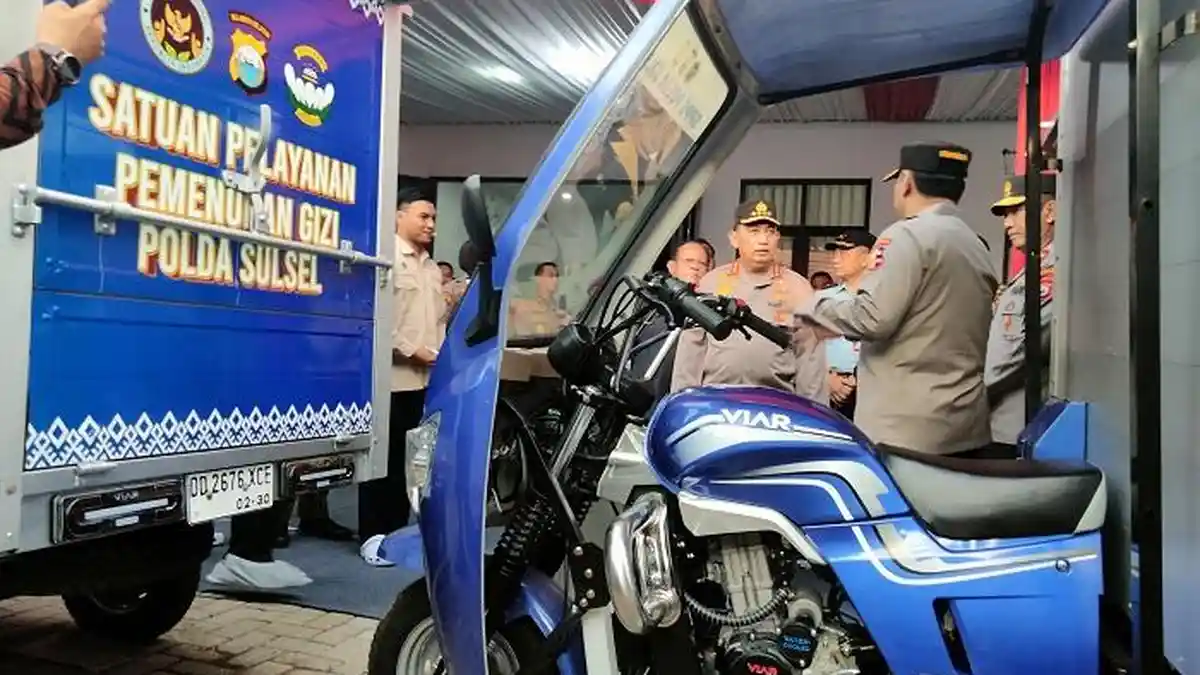 Jendral Listyo Apresiasi SPPG Paccerakkang, Layani 3.376 siswa di Biringkanaya Makassar