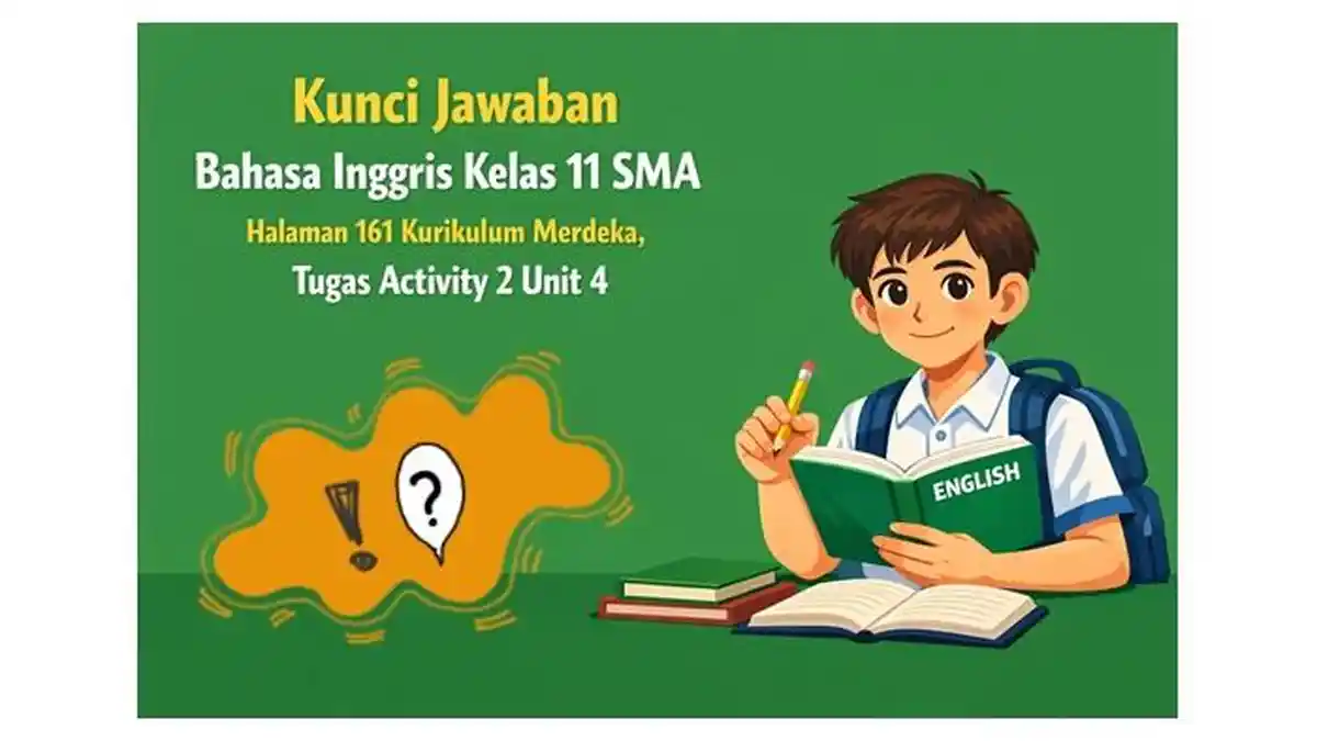 Kunci Jawaban Bahasa Inggris Kelas 11 SMA Halaman 161 Kurikulum Merdeka, Tugas Activity 2 Unit 4