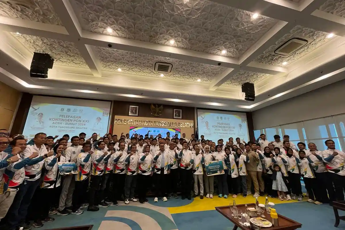 Sebanyak 81 Atlet di Tangsel Diberangkatkan ke PON XXI Aceh-Sumut 2024