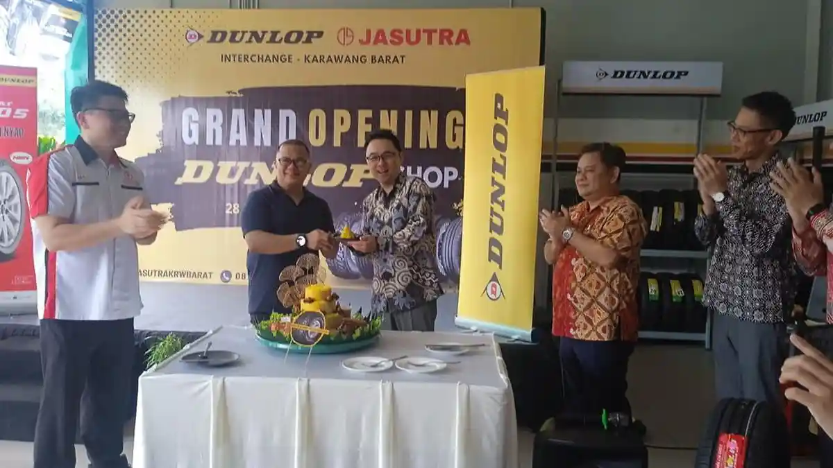 Dunlop Shop Jasutra Motor Resmi Dibuka, Beri Harga Khusus Hingga Diskon 50 Persen