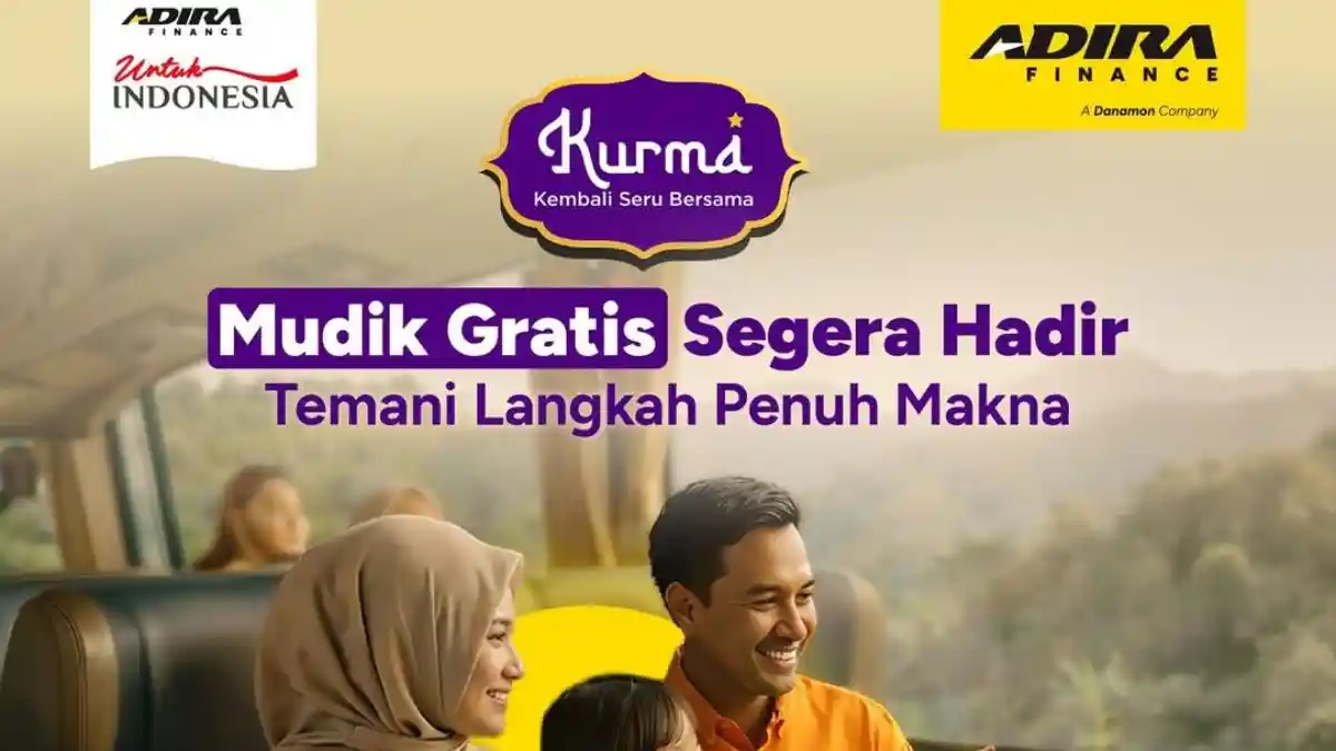 Mudik Gratis Adira Finance 2026 Dibuka Besok, Kuota 250 Orang, Cek Rute dan Cara Daftarnya