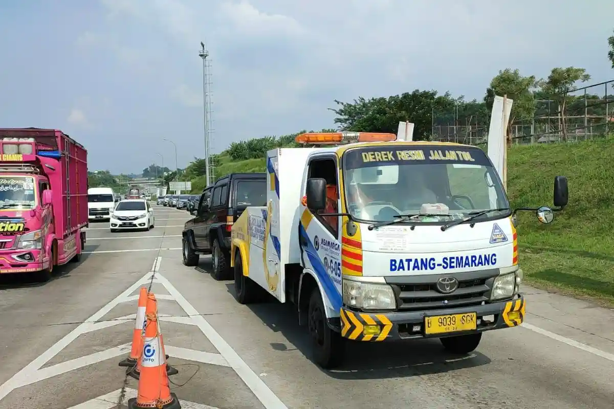 Sehari One Way di Jalan Tol Jateng, Arus Kendaraan Meningkat 11 Persen