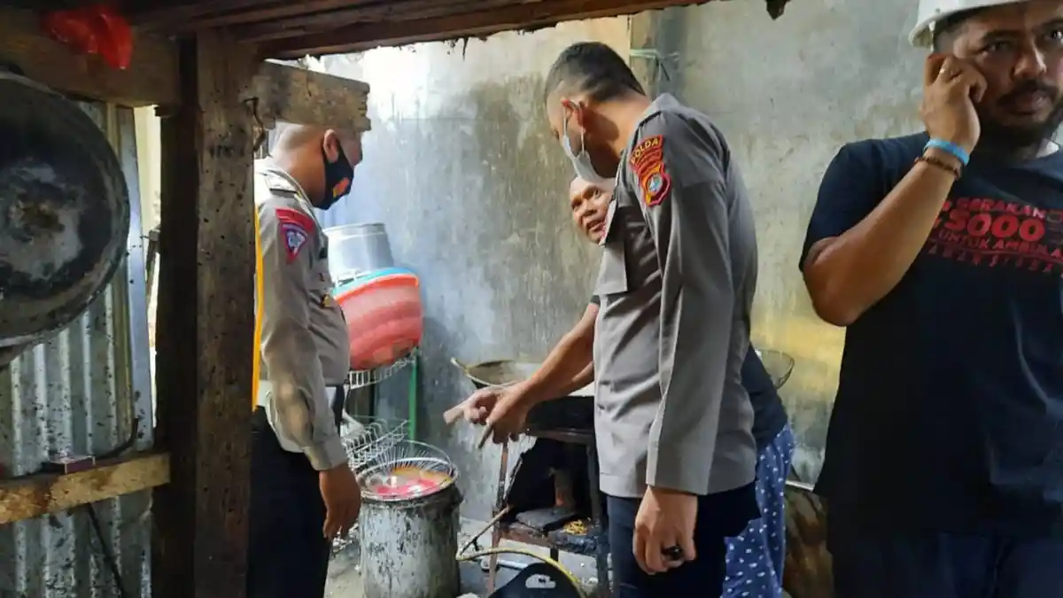 Gegara Goreng Kerupuk, Tabung Gas Penjual Bubur Ayam di Majene Nyaris Meledak