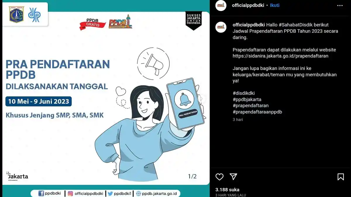 Prapendaftaran PPDB DKI Jakarta SMA/SMK Dibuka, Simak Syarat Pendaftaran dan Jadwal PPDB DKI Jakarta