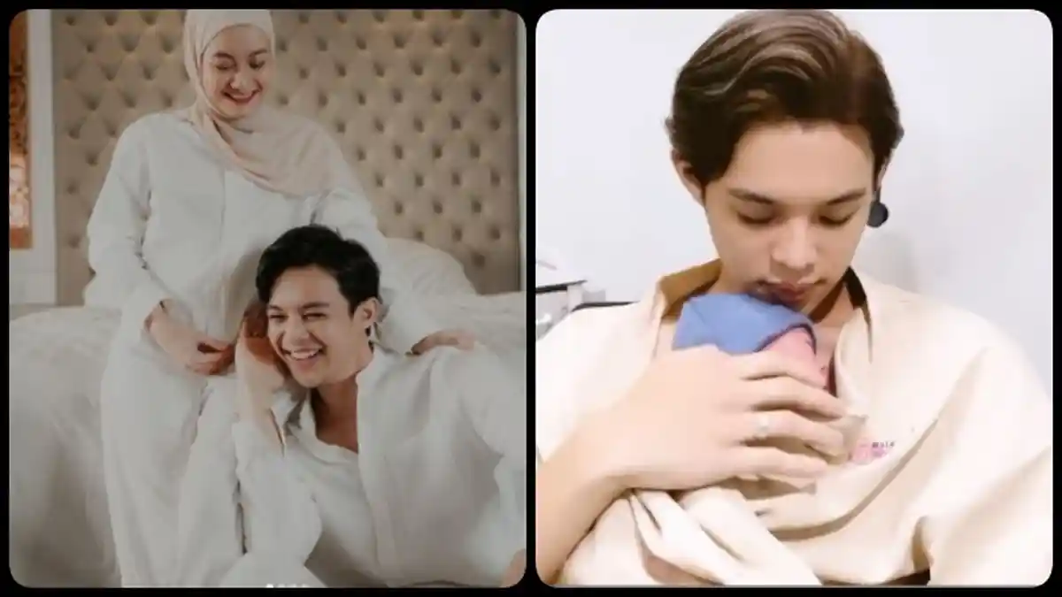 Dinda Hauw Lahirkan Putra Pertama, Momen Haru Rey Mbayang bareng Baby Arshaka: Ayah Gugup, Nak