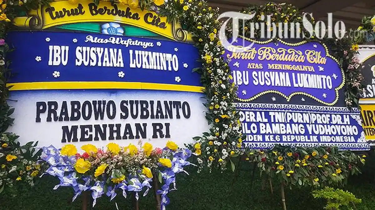 Susyana Lukminto Berpulang, Karangan Bunga Banjiri Thiong Ting : Dari SBY hingga Menterinya Jokowi