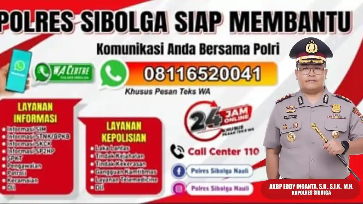 Kapolres Sibolga Ajak Masyarakat Manfaatkan Call Center 110 untuk Laporkan Tindak Kriminal