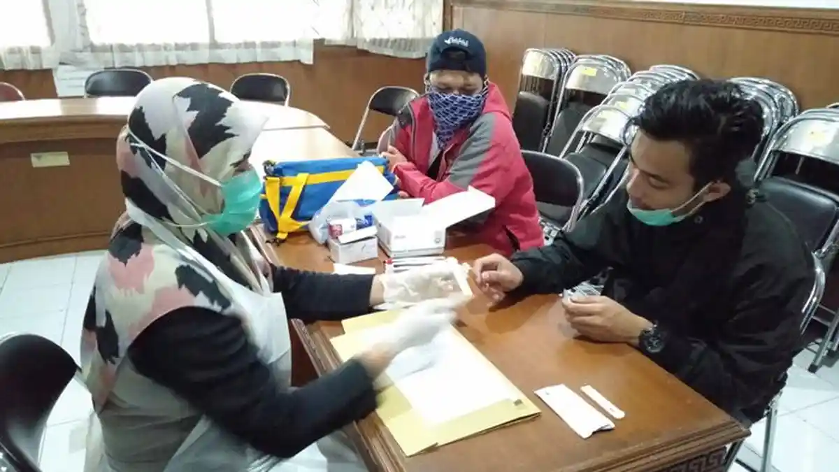 Puluhan Jurnalis Tasikmalaya Jalani Rapid Test Covid-19, Ini Hasilnya
