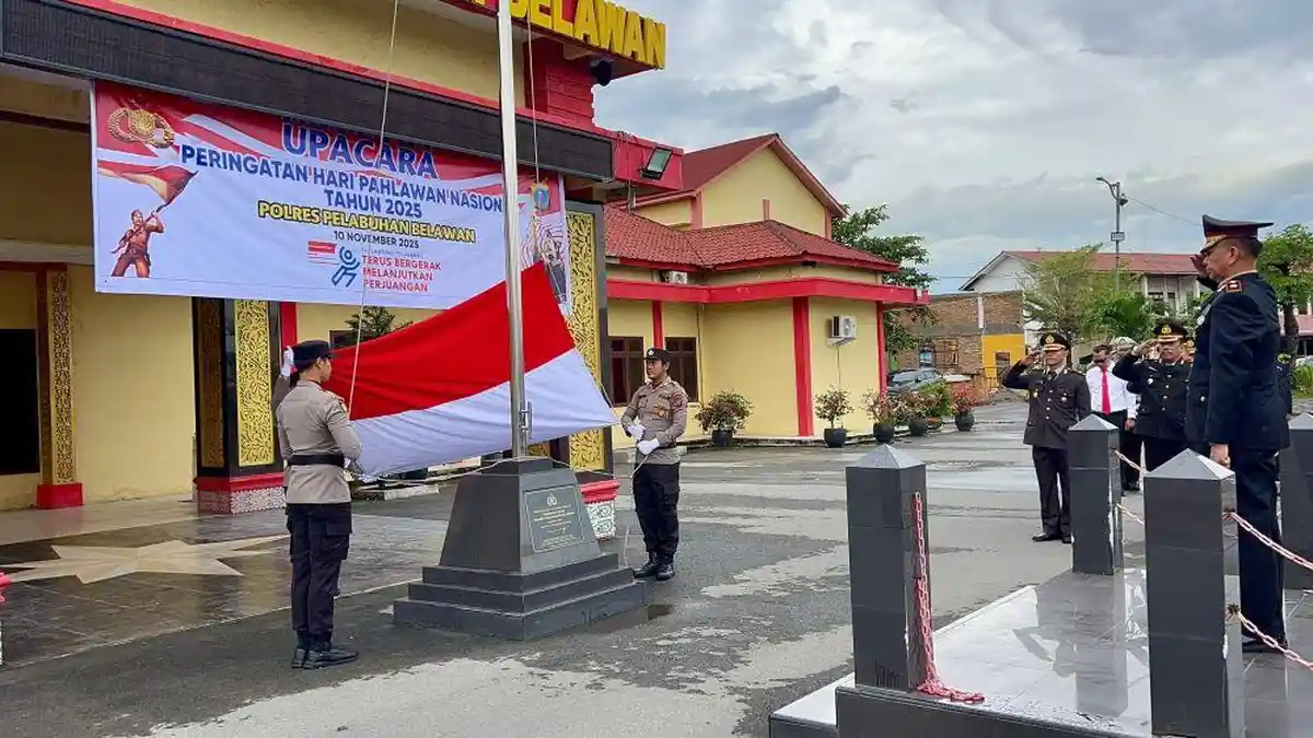 Hari Pahlawan Tahun 2025, Kapolres Pelabuhan Belawan Ingatkan Kemerdekaan Tidak Jatuh dari Langit