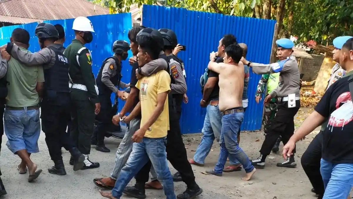 45 Orang Jadi Tersangka Kasus Perjudian di Kota Binjai