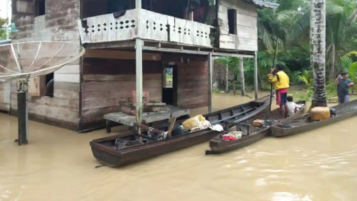 Banjir Mulai Surut di Pulotiga