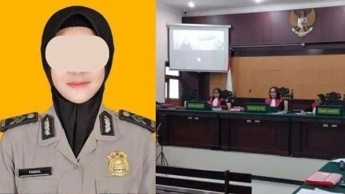 Update Kasus Polwan di Mojokerto Bakar Suami, Terdakwa FN Jalani Sidang Secara Daring