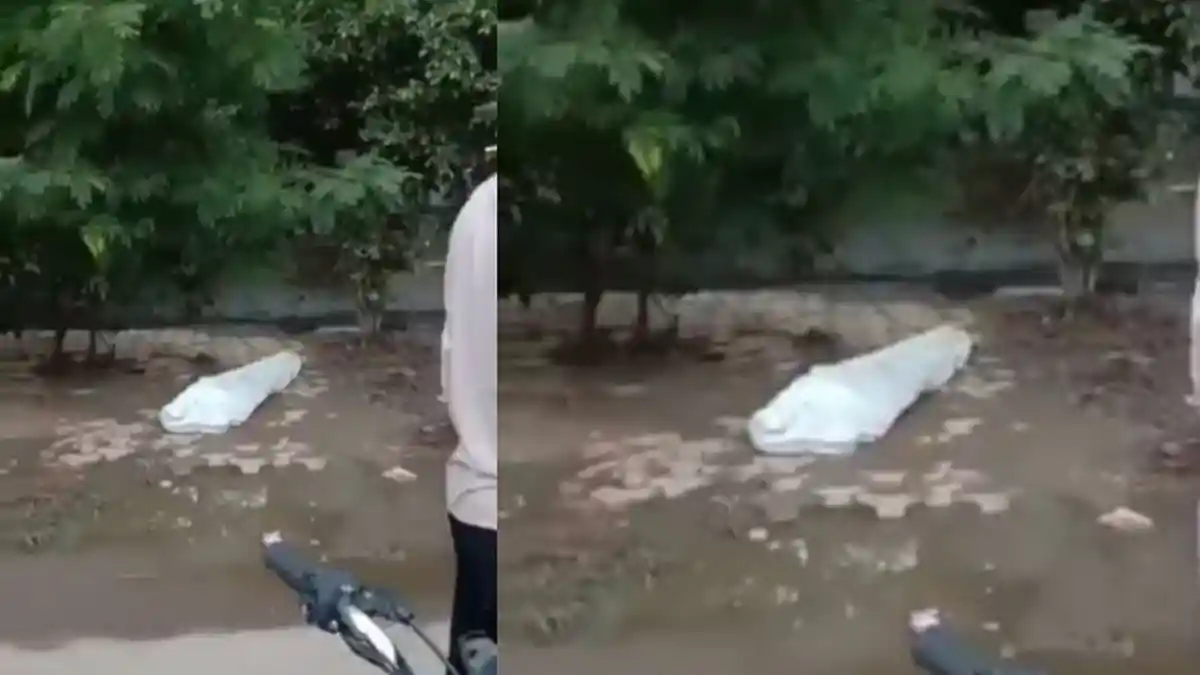 Heboh, Dikira Sesosok Mayat Tergeletak di Pinggir Jalan, Ternyata Seorang Pria Sedang Tidur Siang