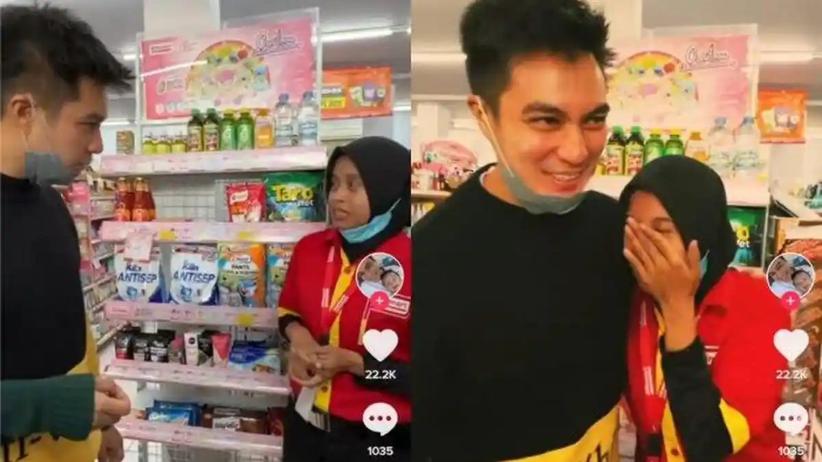 BERGETAR Suara Kasir Indomaret Diberi Segepok Uang Baim Wong, Suami Paula Sampai Ikut Nangis