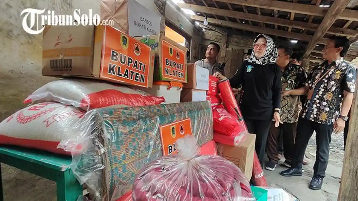 Perhatian Sri Mulyani : Beri Bantuan untuk Warga Klaten yang Rumahnya Terbakar hingga Renggut Nyawa