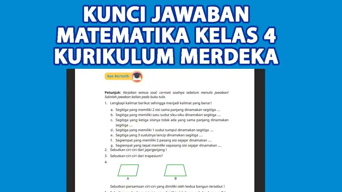 Kunci Jawaban Soal Matematika Kelas 4 Halaman 165 166 Kurikulum Merdeka ...