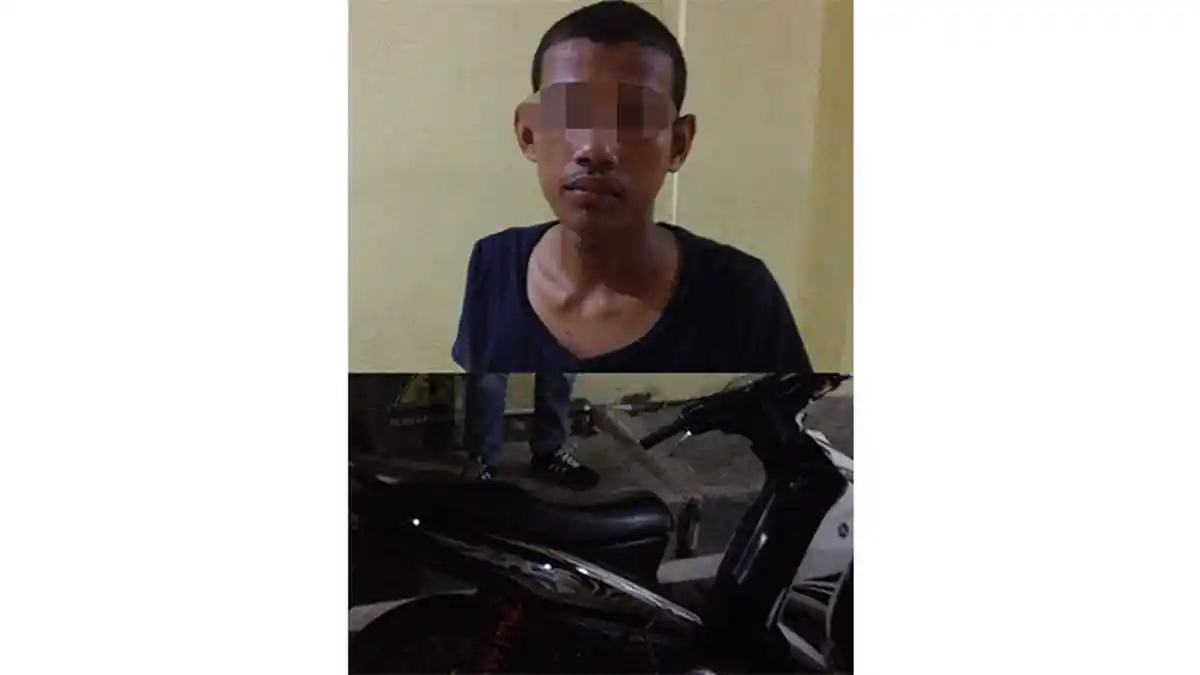 Tim Buser Polsek Tampan Tangkap Pelaku Curanmor di Bangkinang