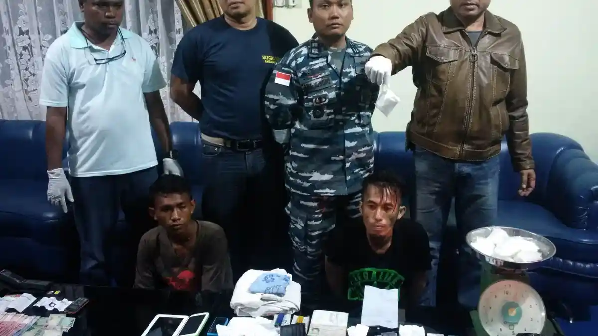 TNI AL Gagalkan Penyelundupan Sabu di Nunukan