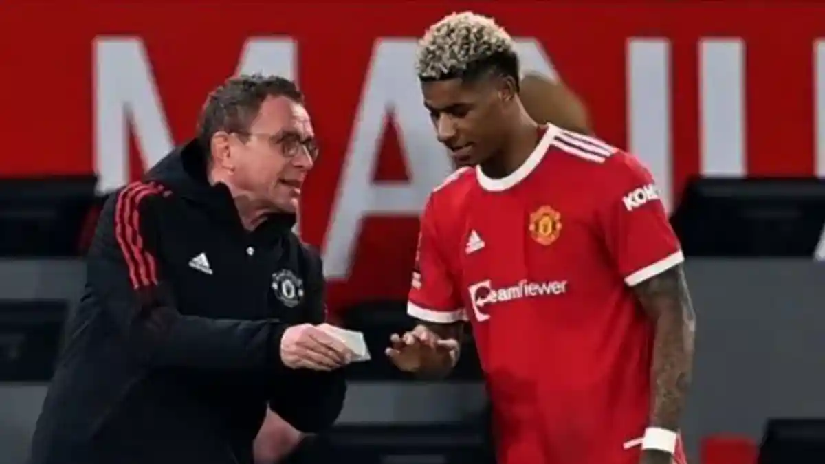 Ralf Rangnick Jelaskan Penyebab Marcus Rashford Main Jelek saat Manchester United Vs Aston Villa