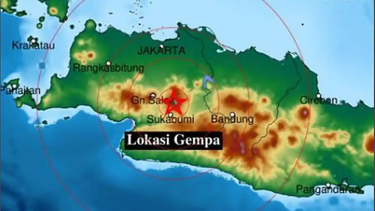 Gempa Terkini Guncang Sukabumi, BMKG Ungkap Pusatnya di Darat dengan Kedalaman 28 Km