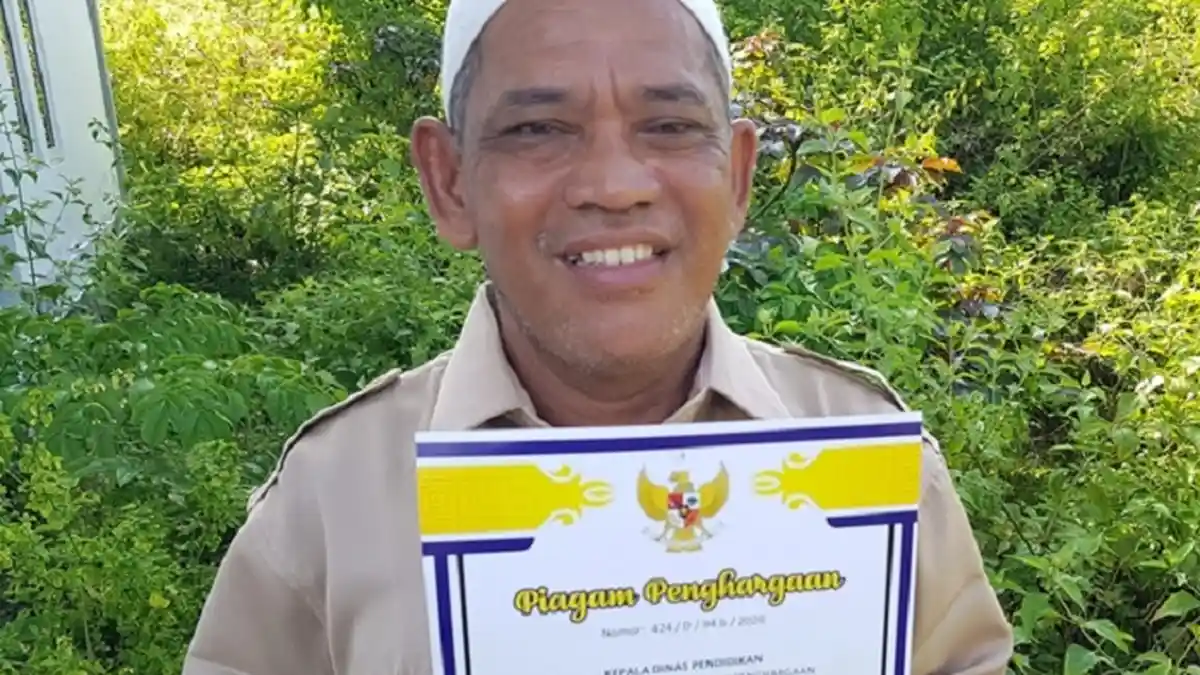 Muhammad, Peraih Juara Pengawas Sekolah Tingkat Aceh dari Pidie Jaya, Ini Targetnya Sebelum Pensiun
