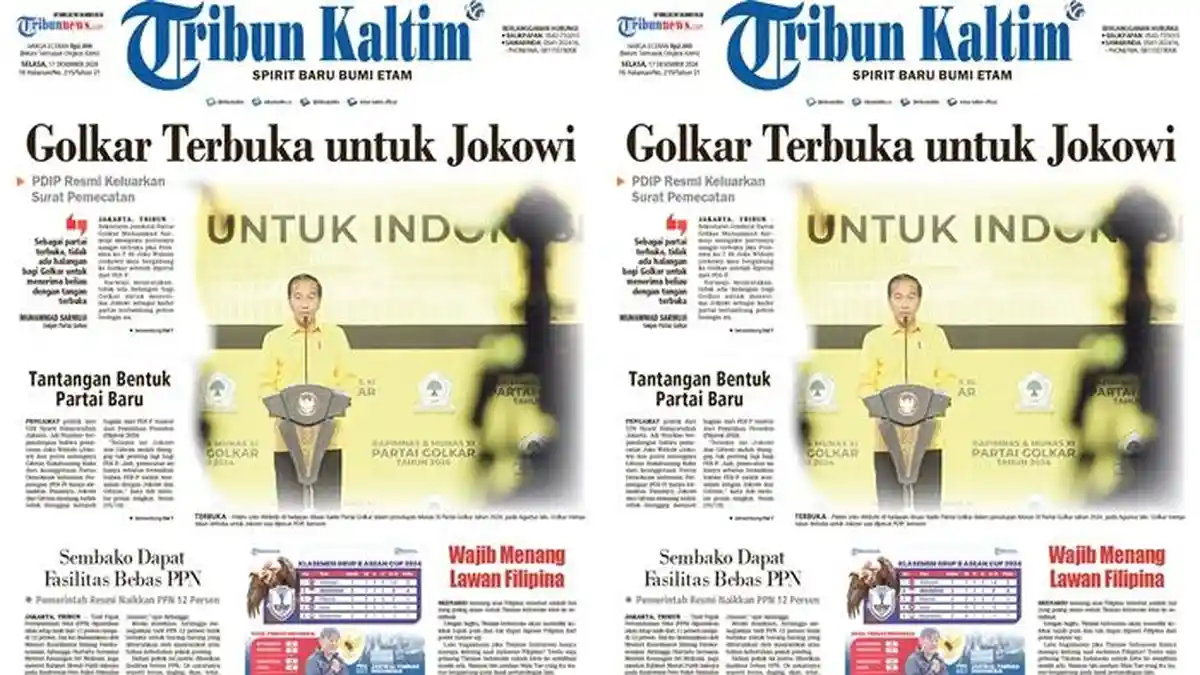 Resmi Dipecat PDIP Bersama Bobby Nasution dan Gibran, Jokowi Gabung Partai Golkar?