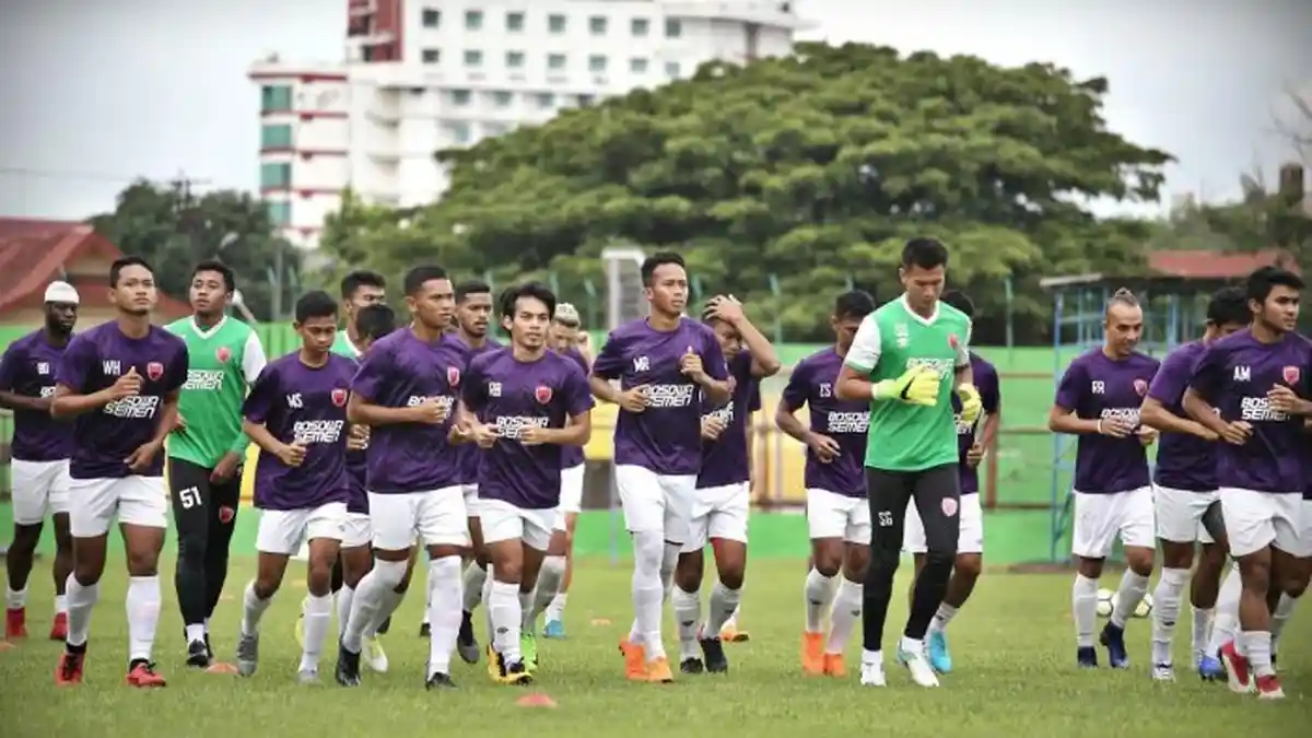 Jelang Laga Perdana Liga 1, Pemain PSM Latihan Pagi Hari Ini
