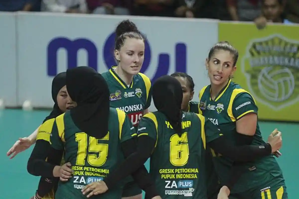 JADWAL Final Four Proliga 2023 Hari ini - Gresik Petrokimia dan Surabaya BIN Samator Main