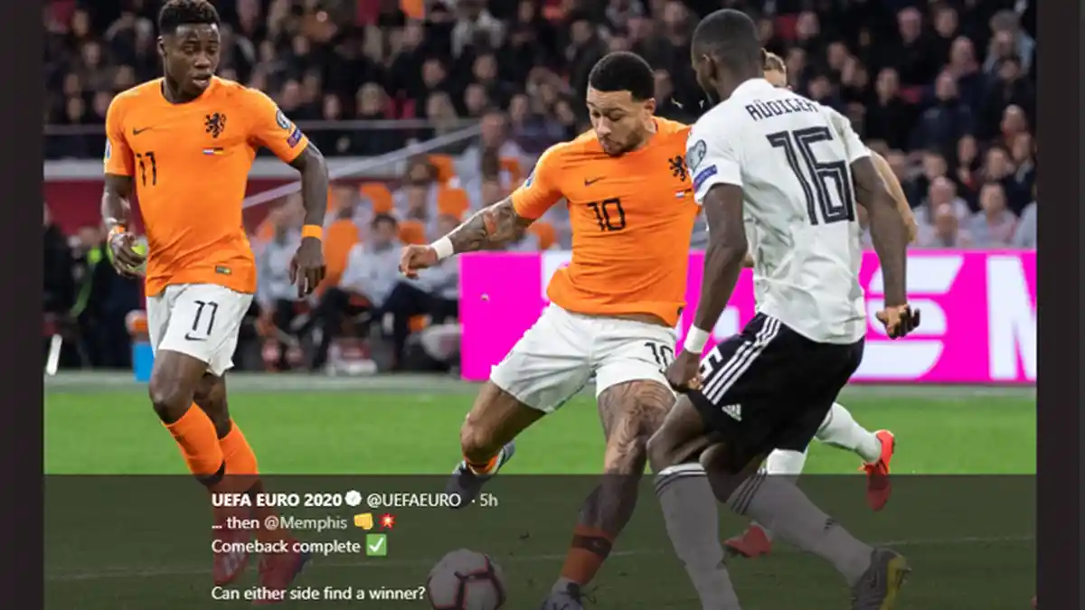 Hasil Kualifikasi Piala Eropa – Hujan 5 Gol dalam Pertandingan Belanda Vs Jerman