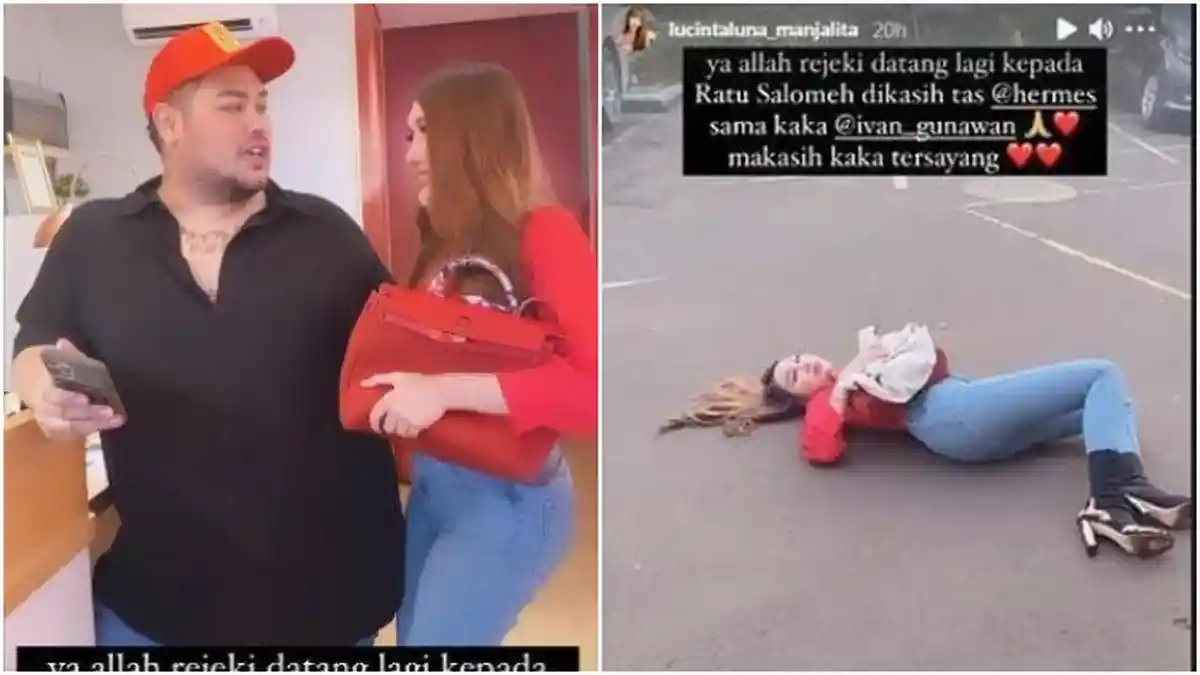 Lucinta Luna Terkapar di Aspal Diberi Tas Hermes Rp 50 Juta dari Ivan Gunawan, 'Banyak yang Sayang'