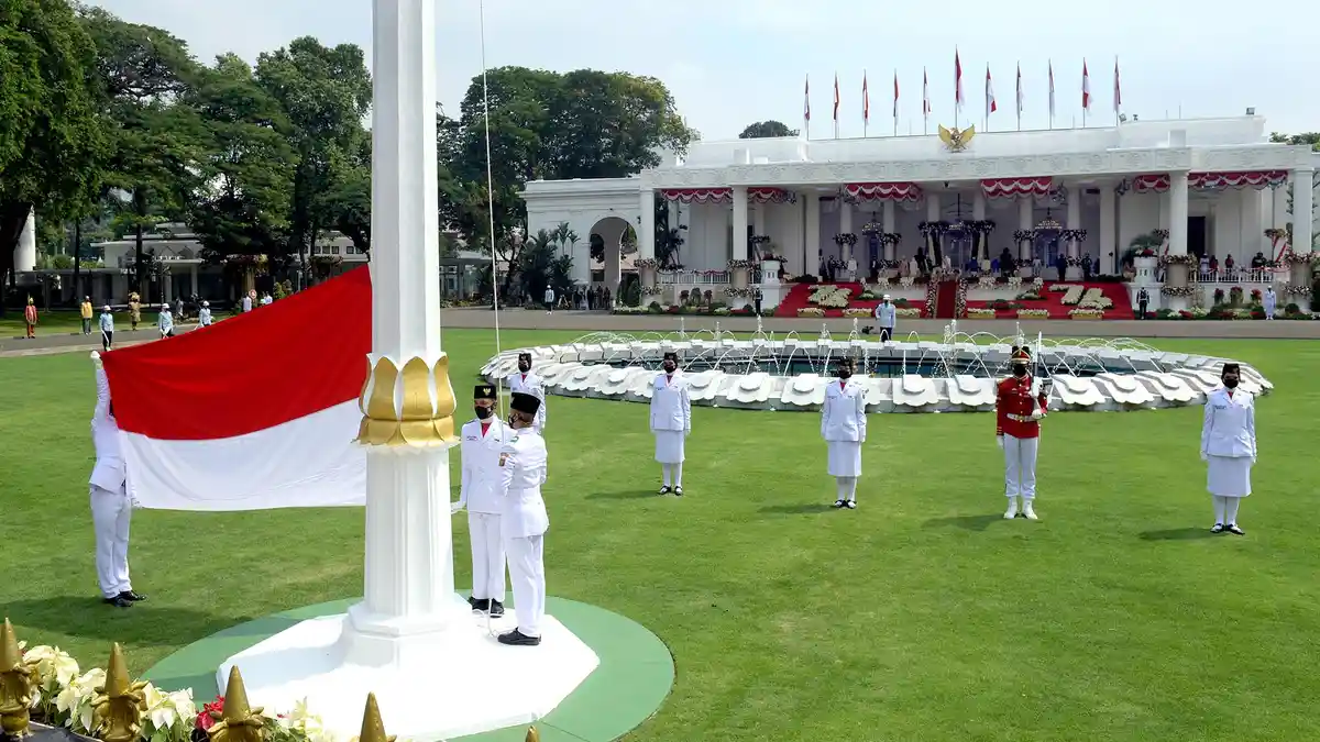 Mau Berterima Kasih, Menpora Hadiri Malam Pelepasan Paskibraka 2021 di GOR POPKI Cibubur