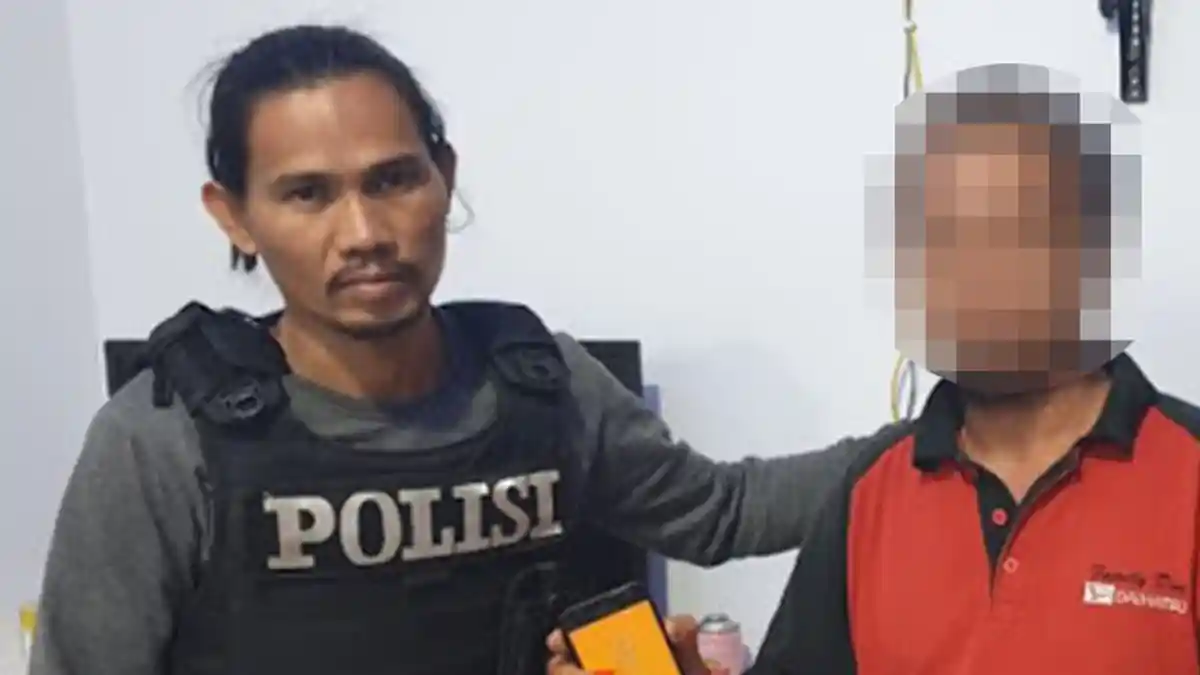 Gambar Wajah Presiden Jokowi Diedit Seperti Ini, Sopir Mikro di Bitung Ditangkap Polisi
