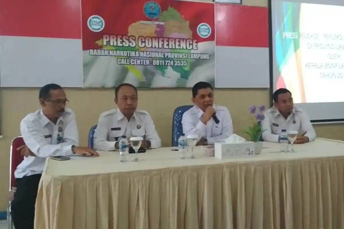 Tidak Melulu Tangkap Tersangka Narkoba, Ini Prestasi Lain BNNP Lampung