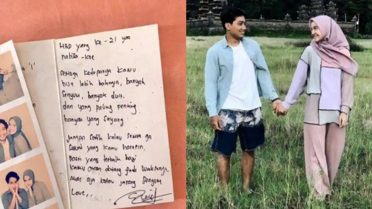 Buat Terenyuh Isi Surat Cinta Terakhir Eril ke Nabila Ishma, Pesan Damai Bikin Baper